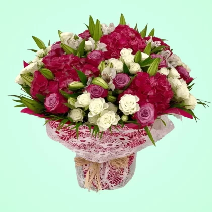 Stylish bouquet delivery
