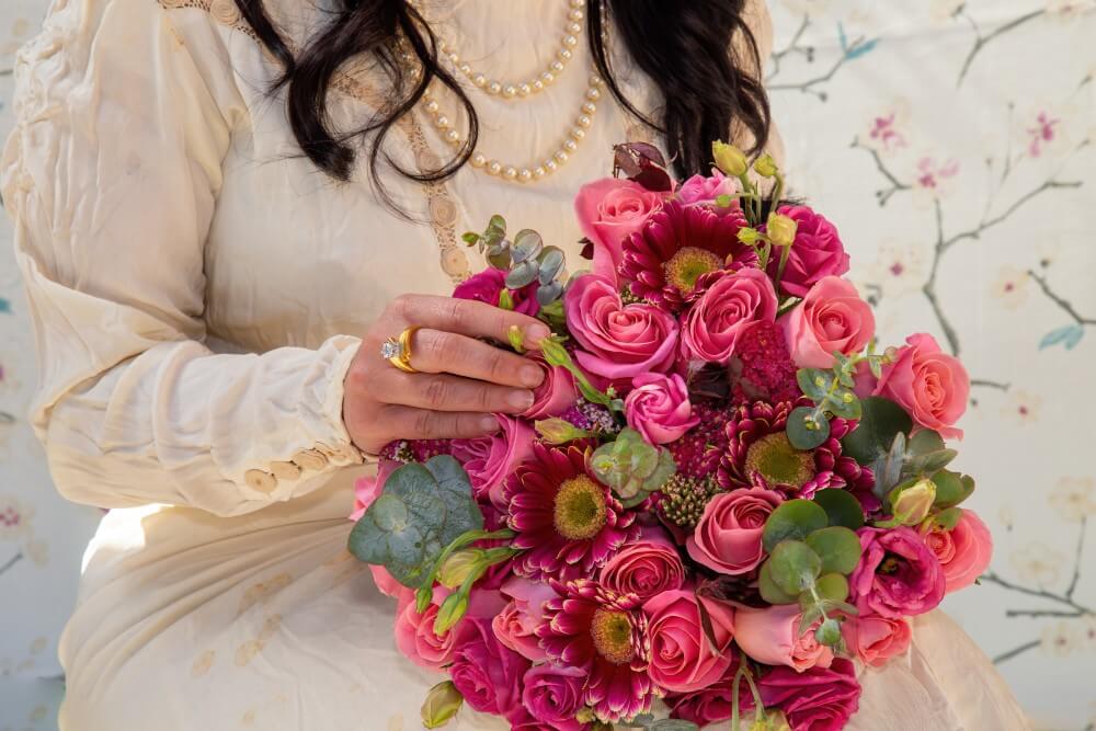 Elegant bridal bouquet in Dubai