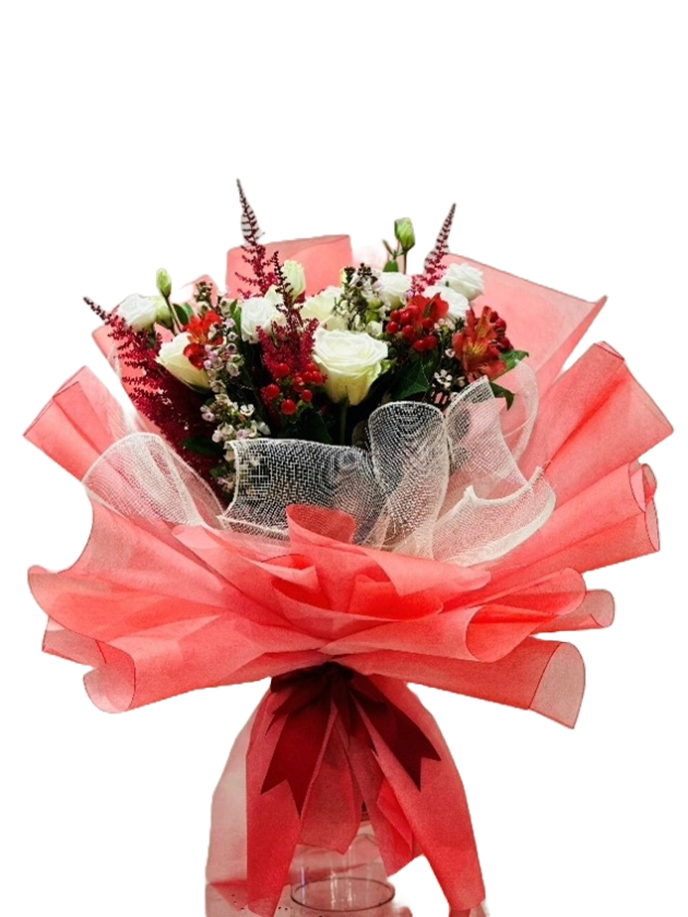 pink flower bouquet