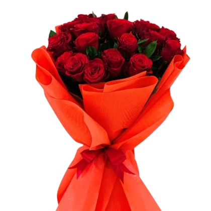 red rose bouquet