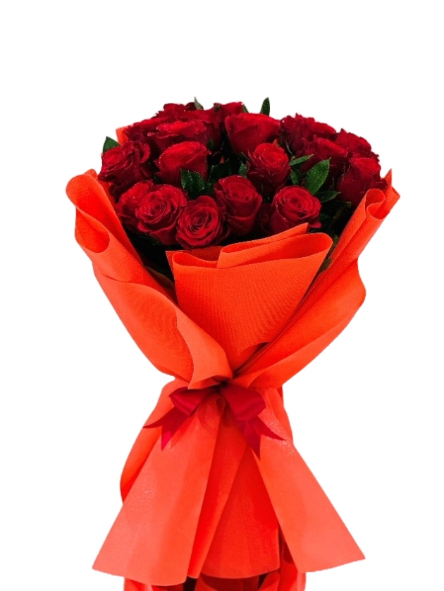 red rose bouquet