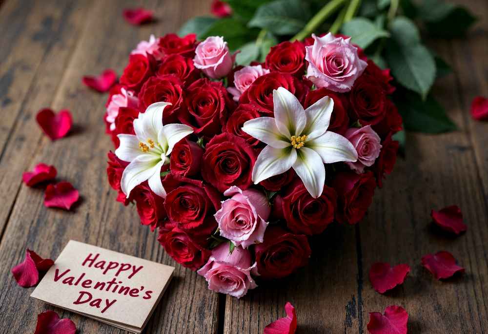 Valentine Flower Arrangements